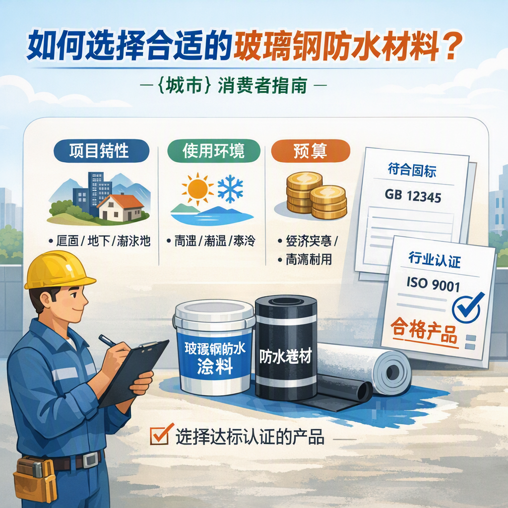 如何判定玻璃钢防水材料的合格标准? 贵港 消费者指南