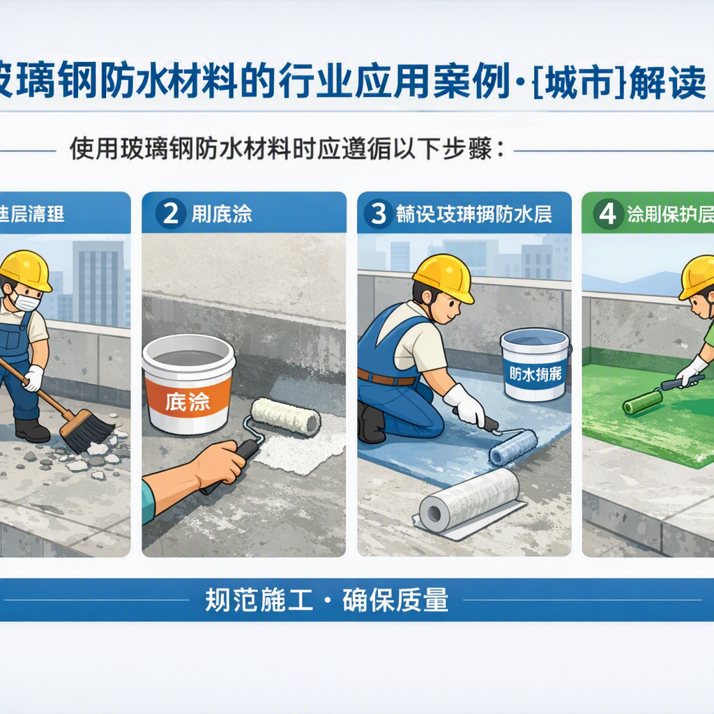 玻璃钢防水材料的行业应用案例,贵港解读