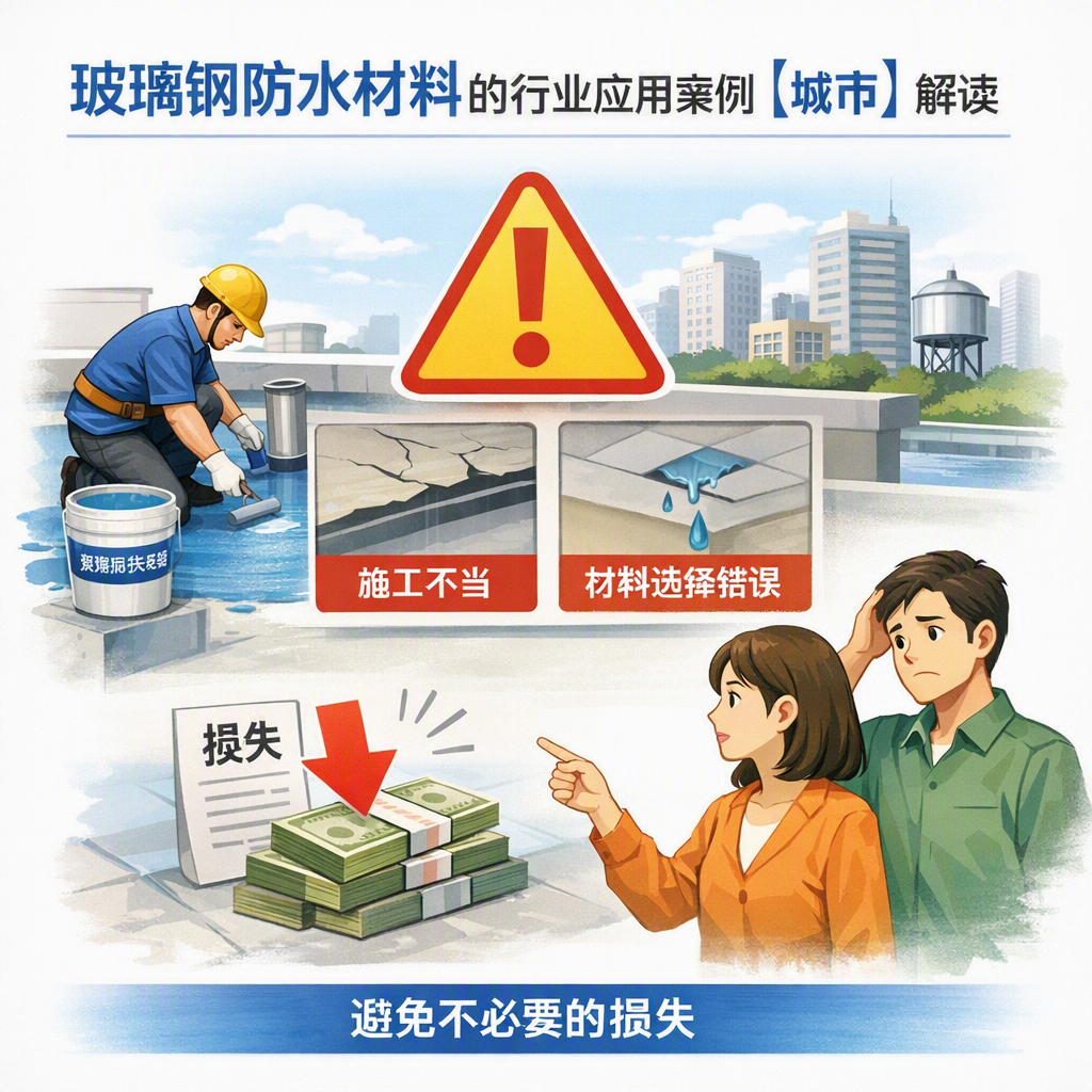 玻璃钢防水材料的行业应用案例,贵港解读